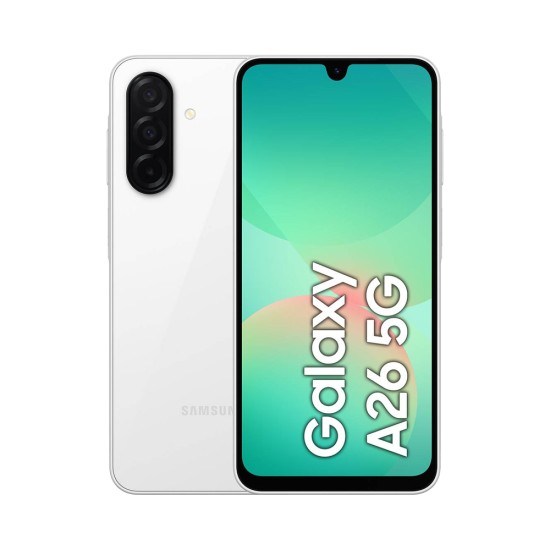 Smartphone Samsung Galaxy A26 5G/SM-A266B 8GB/256GB 6.7" Dual SIM Azul Branco Smartphone Samsung Galaxy A26 5G/SM-A266B 8GB/256GB 6.7" Dual SIM Azul Branco